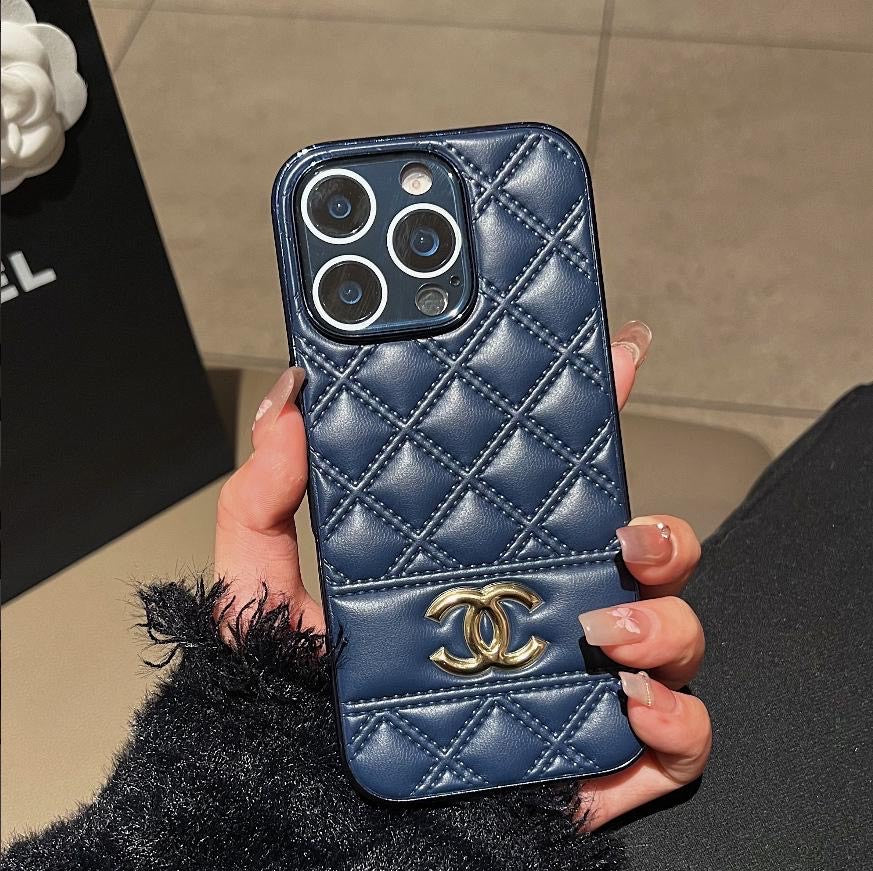 Luxury Vintage Leather Soft iPhone Case 12-16 Pro MAX