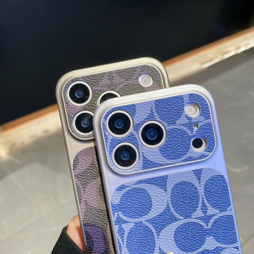 Cute Luxury Leather iPhone Case 11-17 Pro Max