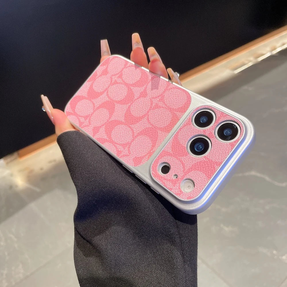 Cute Luxury Leather iPhone Case 11-17 Pro Max