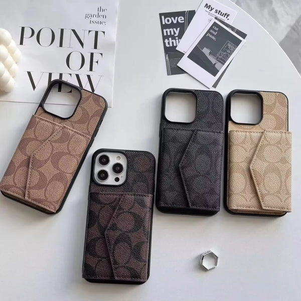 Cute Luxury iPhone Cases With Wallet 12-17 Pro max