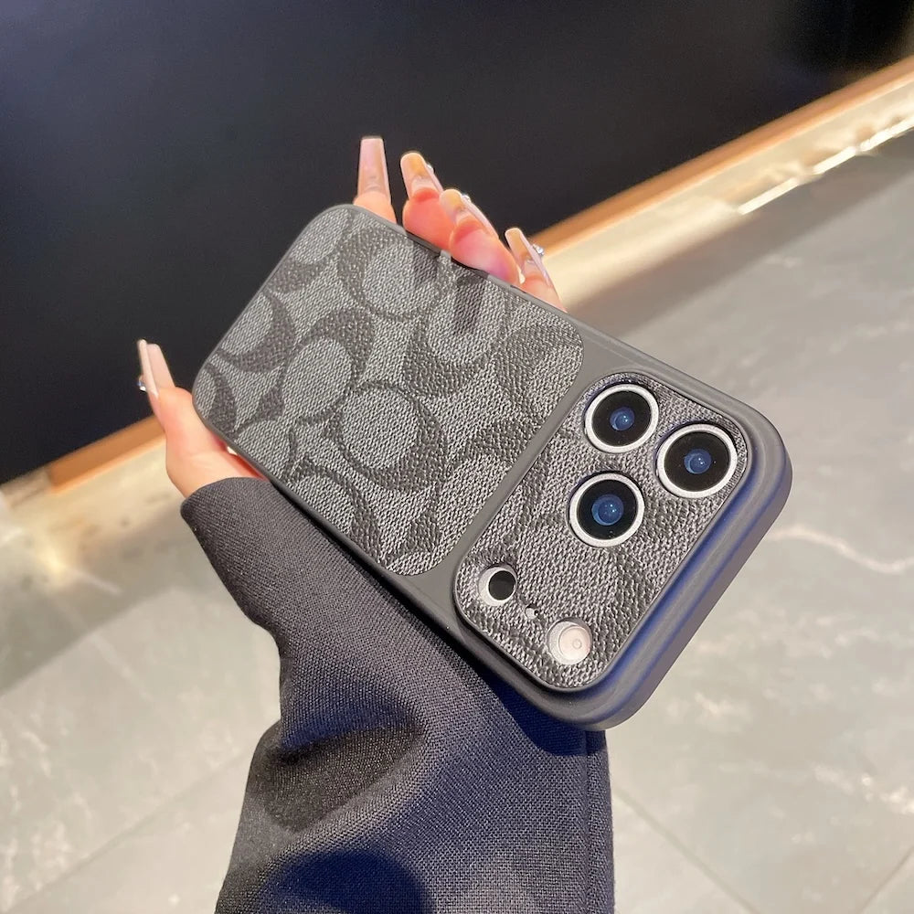 Cute Luxury Leather iPhone Case 11-17 Pro Max