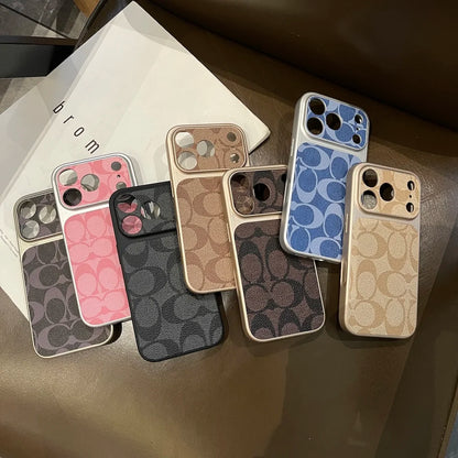 Cute Luxury Leather iPhone Case 11-17 Pro Max