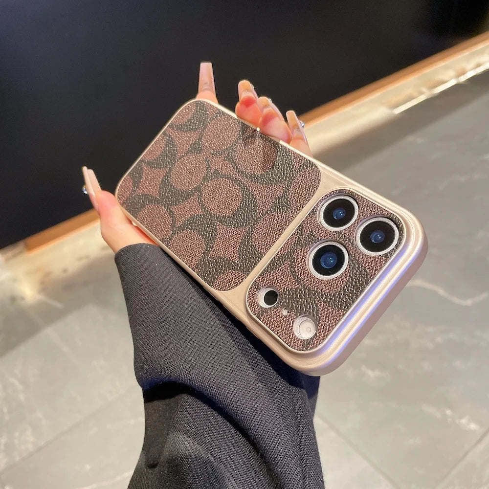 Cute Luxury Leather iPhone Case 11-17 Pro Max