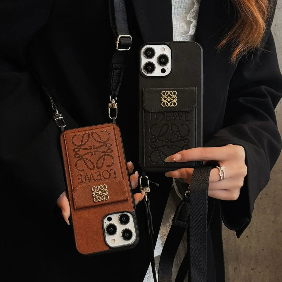 Leather Wallet iPhone Case 11-17 Pro Max
