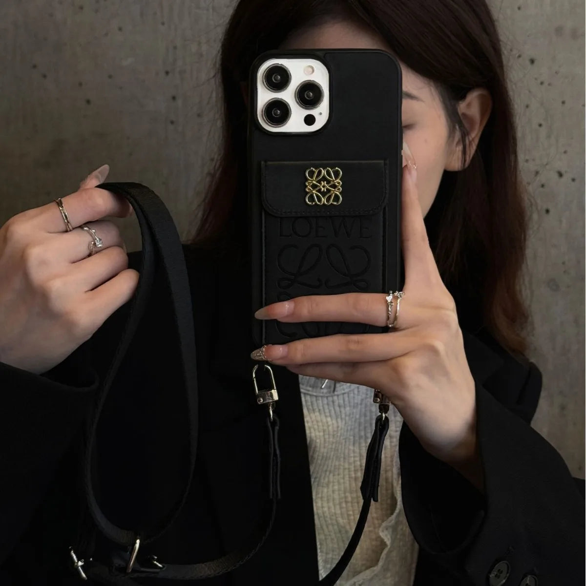 Leather Wallet iPhone Case 11-17 Pro Max
