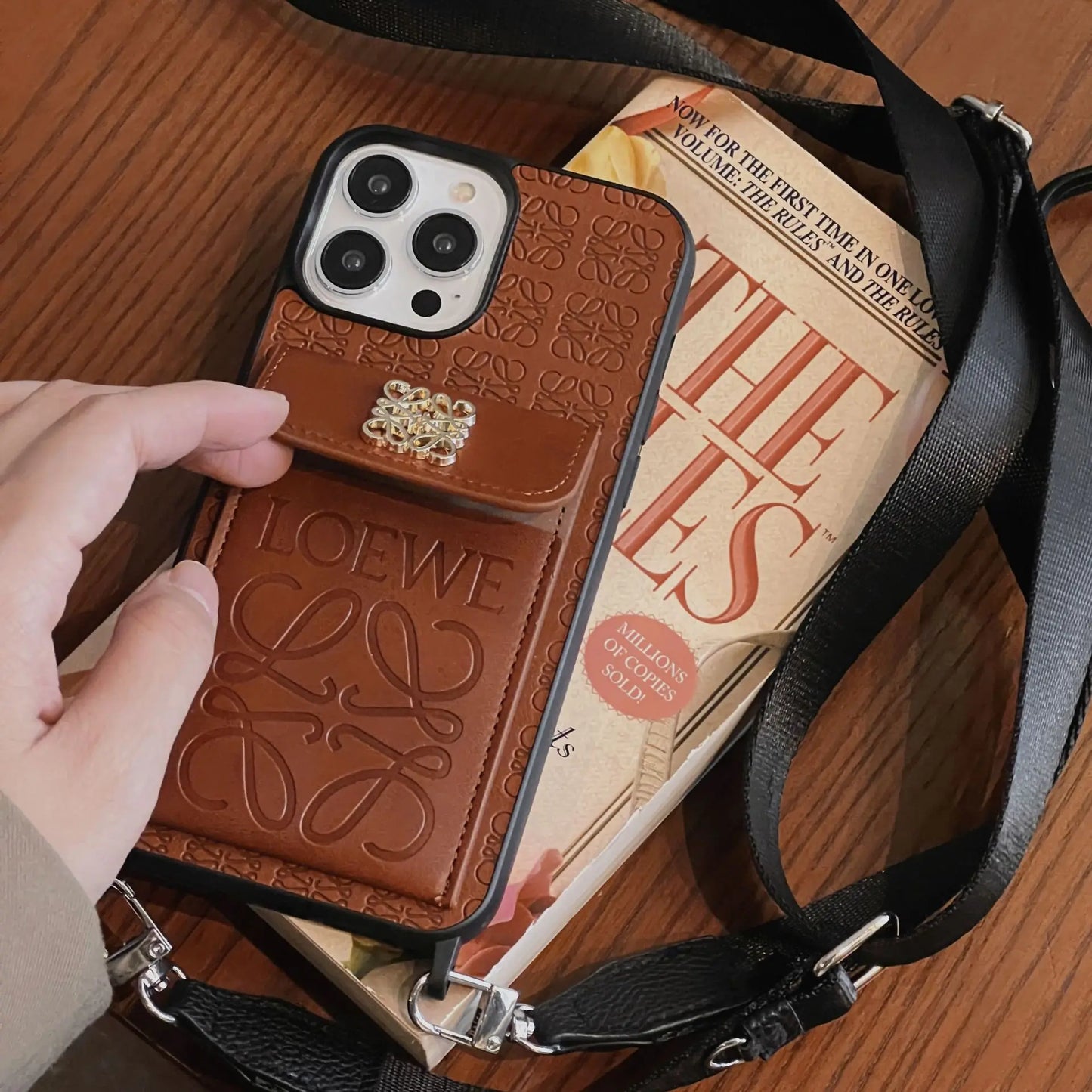 Leather Wallet iPhone Case 11-17 Pro Max