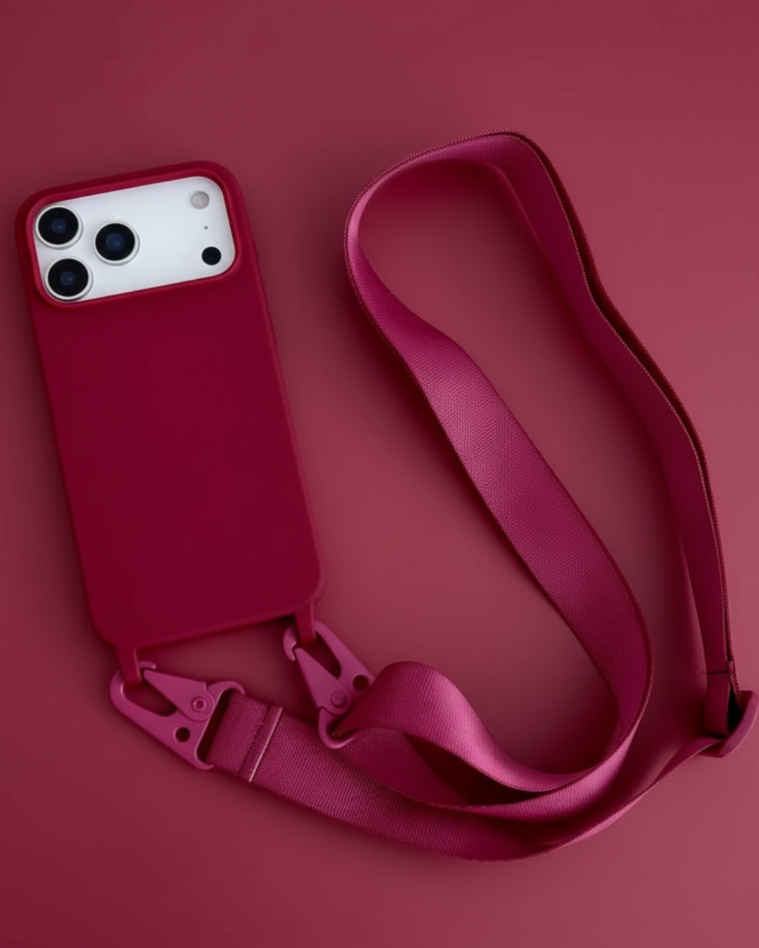 Luxury Matte Thick Crossbody iPhone 17 Case All Models