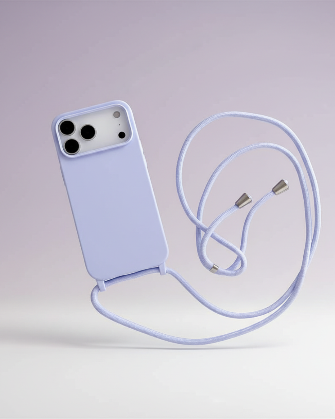 Cute Matte Crossbody Lanyard iPhone Case