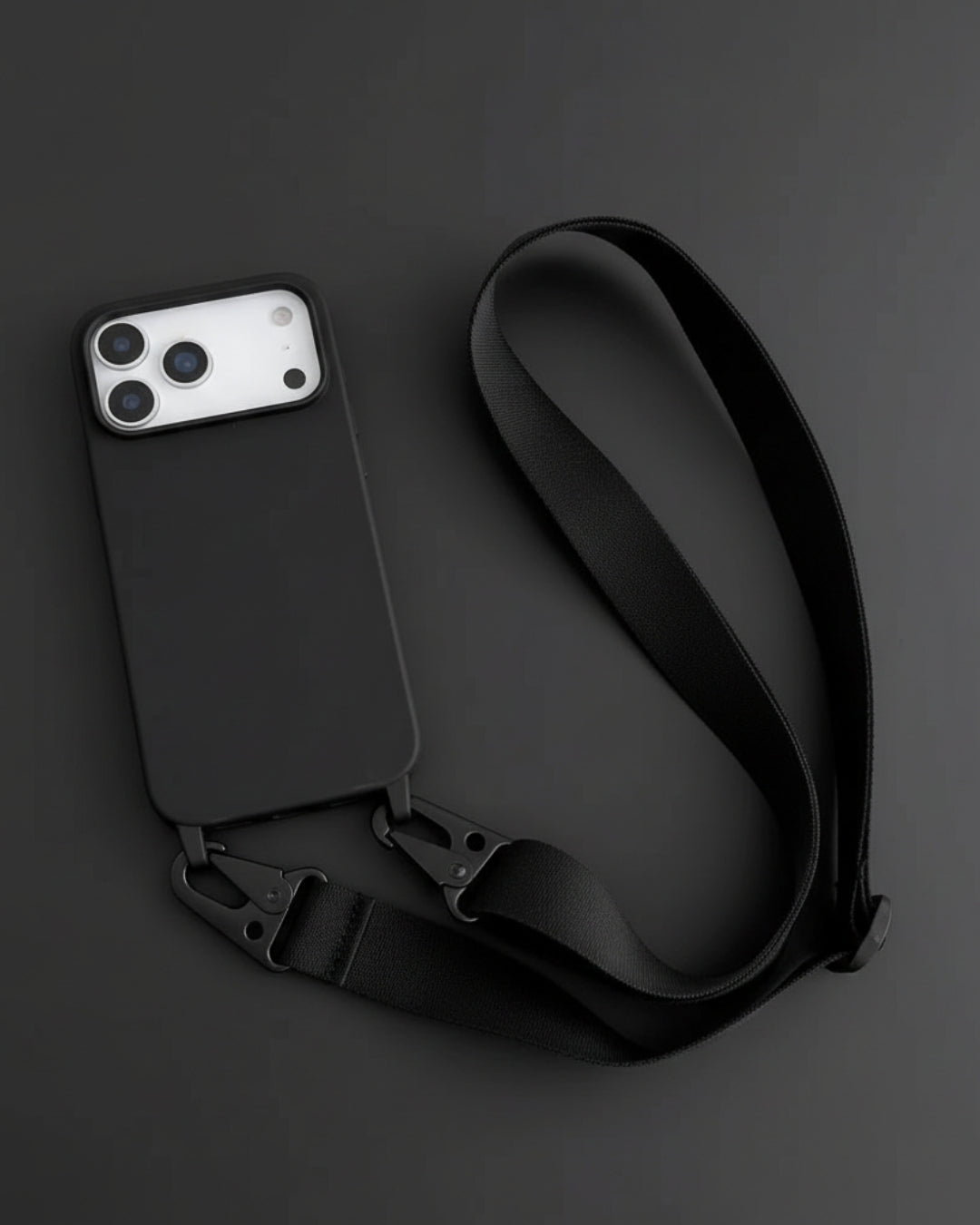 Luxury Matte Thick Crossbody iPhone 17 Case All Models