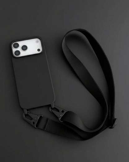 Luxury Matte Thick Crossbody iPhone 17 Case All Models