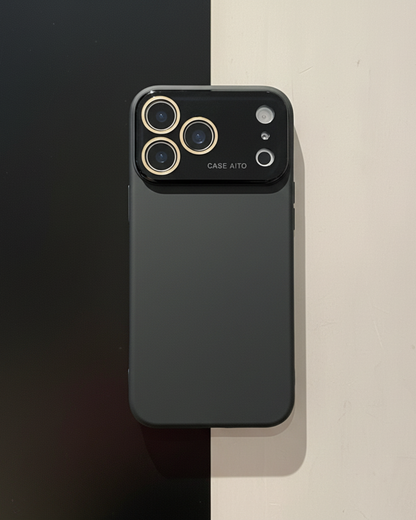 Luxury Matte Large Window iPhone Case
