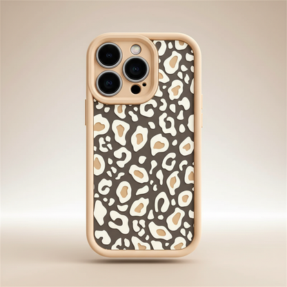 Beige Leopard iPhone Case