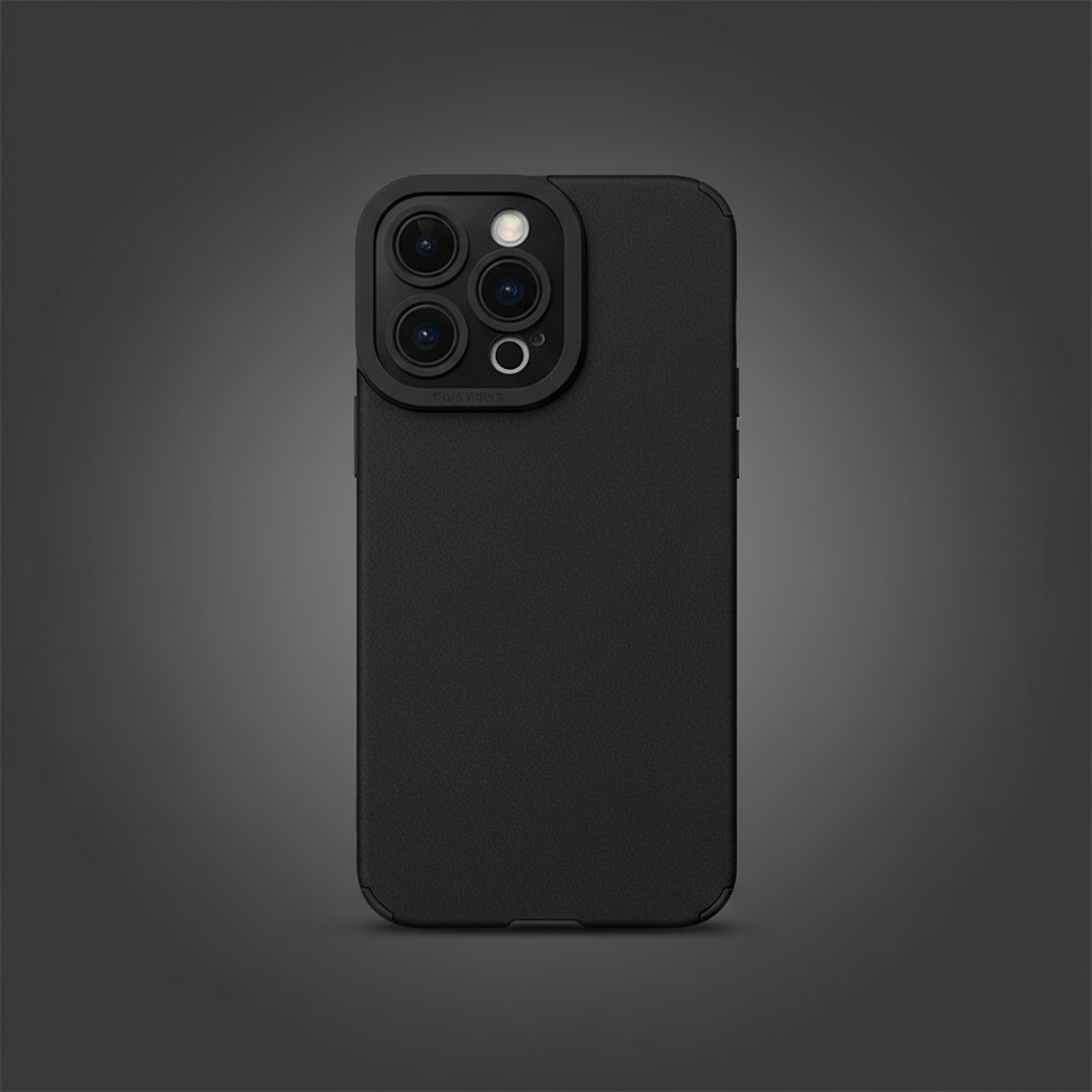 Black Case with Charcoal Background