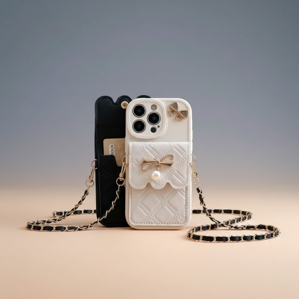 Crossbody Card Holder Wallet iPhone Case