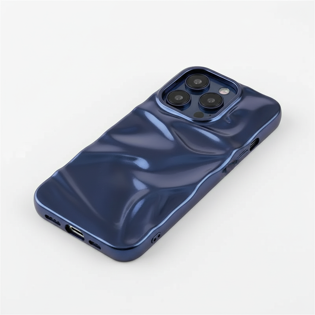 Deep Navy Blue iPhone Case