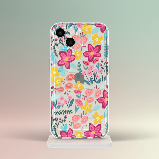 Flower Clear iPhone Case