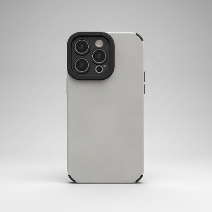 Gray Case with Black Camera Ring