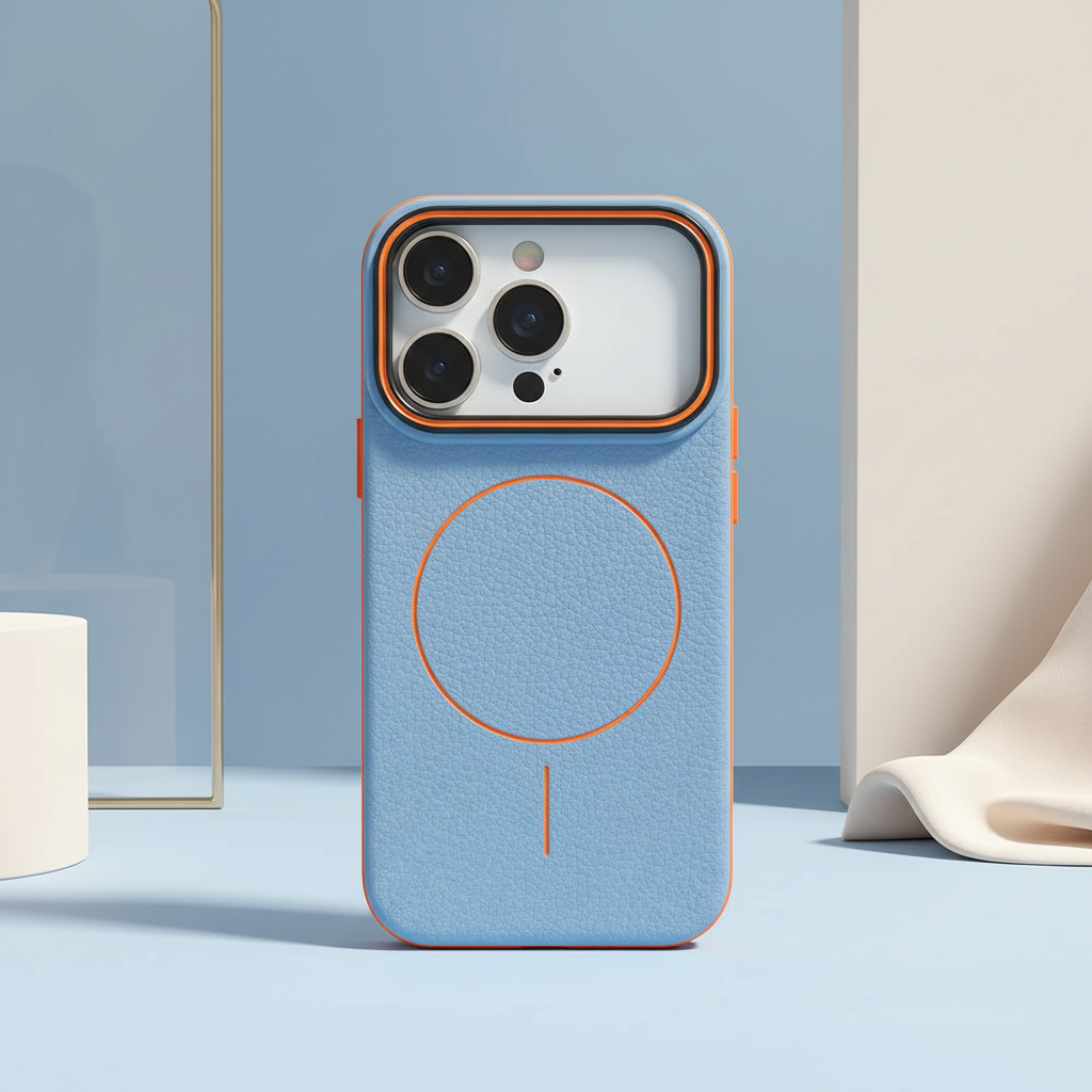 Luxury Leather Magnetic iPhone Case