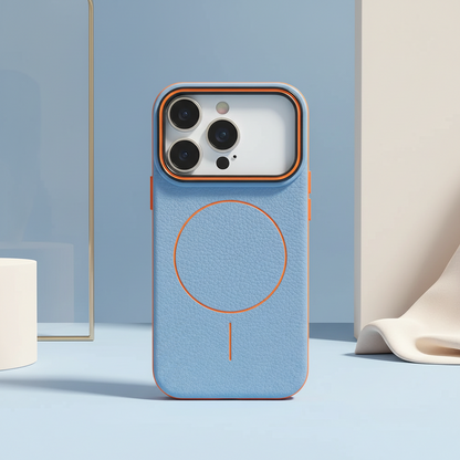 Luxury Leather Magnetic iPhone Case