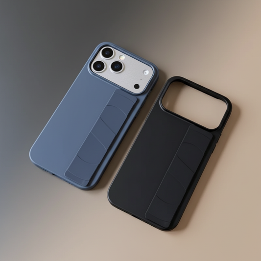 Navy & Black Cases - Charcoal & Taupe