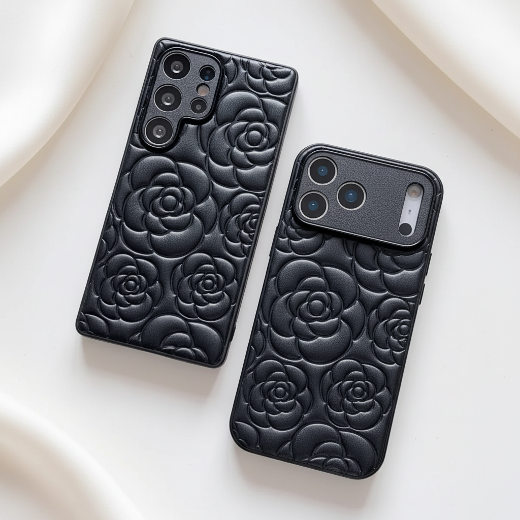 Two Cases - Pearl White Background