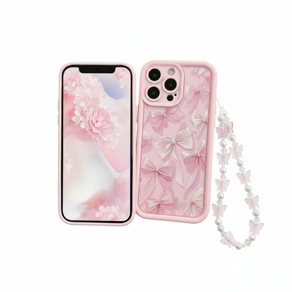 Two phones - front and back view