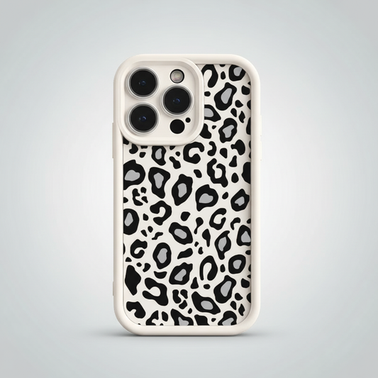 White Leopard iPhone Case